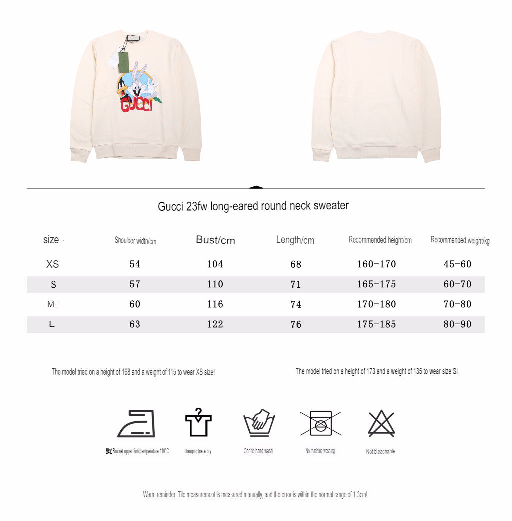 Sweat-shirt Gucci Donald Duck - Crème