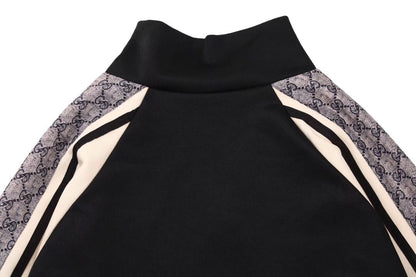 Veste de survêtement Gucci GG Supreme Stripe - Noire