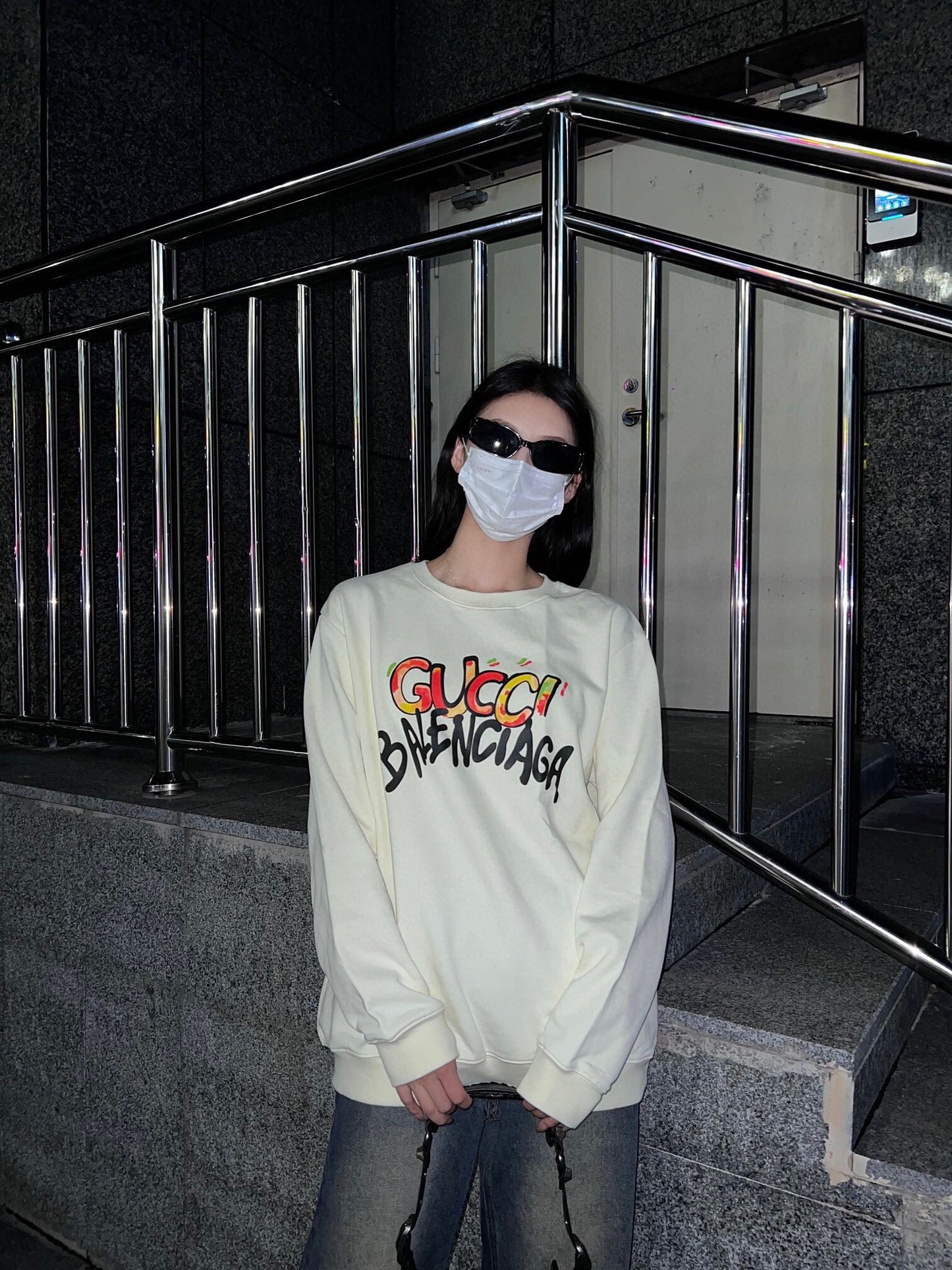 Sweat-shirt Gucci x Balenciaga