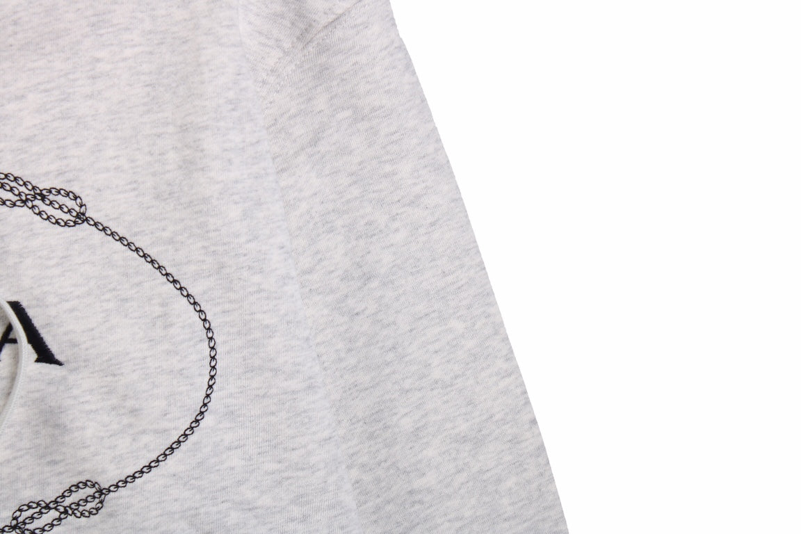 Sweat à capuche gris Prada Milano