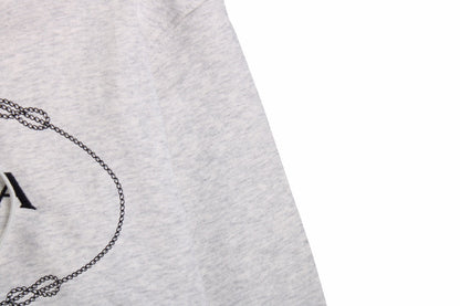 Sweat à capuche gris Prada Milano