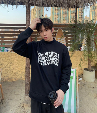 Sweat-shirt Prada à logo répété