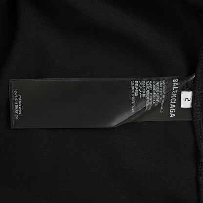Polo noir Balenciaga à logo BB