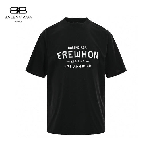 T-shirt beige Balenciaga avec motif EREWHON