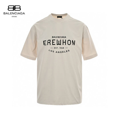 T-shirt beige Balenciaga avec motif EREWHON