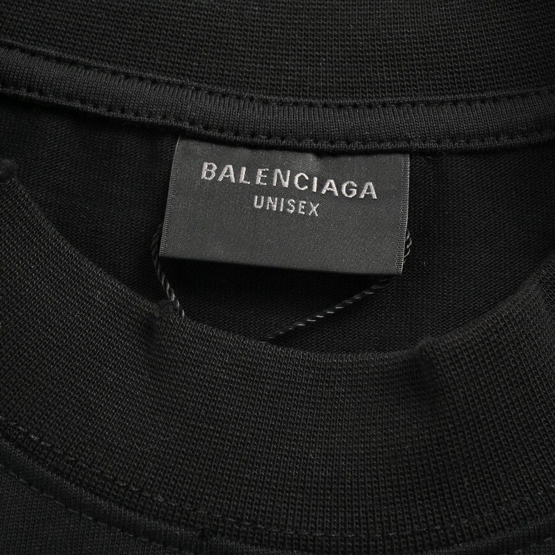 T-shirt noir Balenciaga CD Graphic