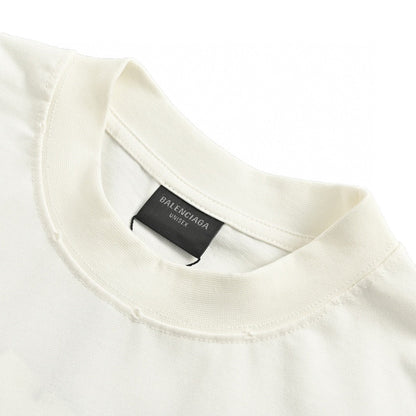 T-shirt blanc Balenciaga CD Graphic