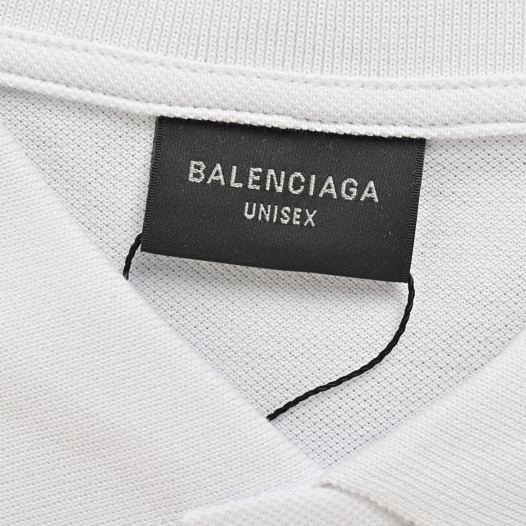 Polo Balenciaga à logo classique
