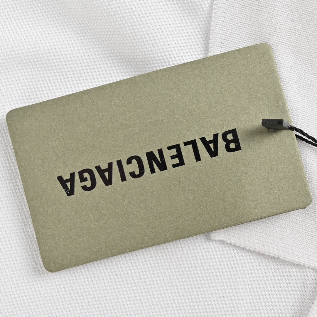 Polo Balenciaga à logo classique