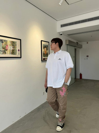 Polo Balenciaga à logo classique