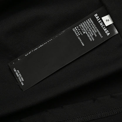T-shirt noir graphique Balenciaga