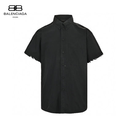 Chemise Balenciaga à logo imprimé au dos