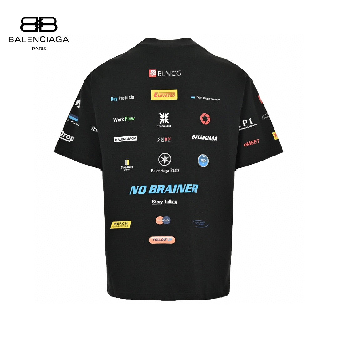 T-shirt à logo Balenciaga
