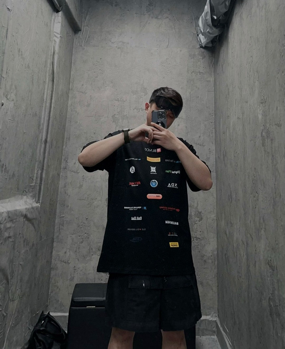 T-shirt à logo Balenciaga