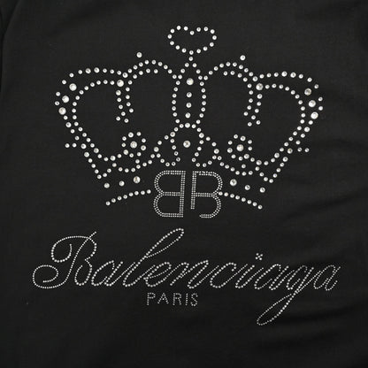 T-shirt noir uni Balenciaga