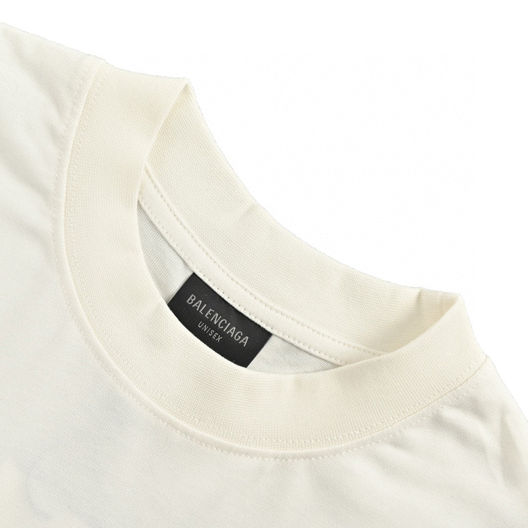 T-shirt blanc uni Balenciaga