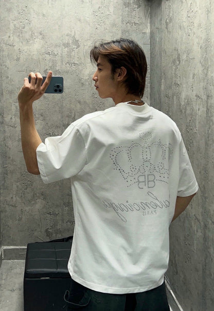 T-shirt blanc uni Balenciaga