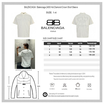 T-shirt blanc uni Balenciaga
