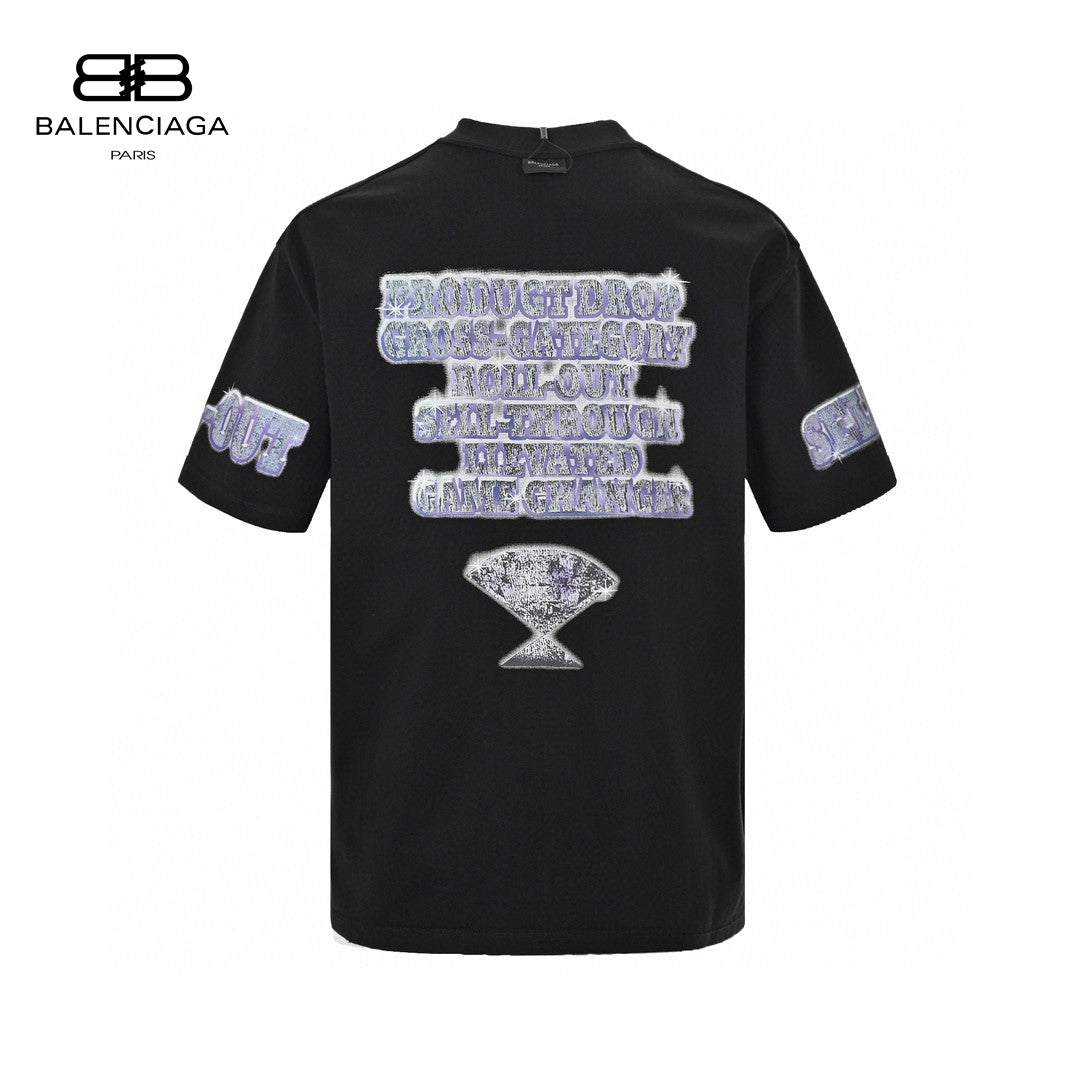 T-shirt Balenciaga - Conception de texte et de graphisme