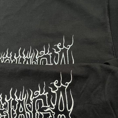 T-shirt Balenciaga avec logo flamme gothique