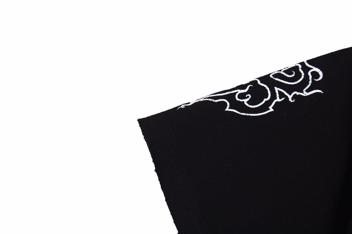 T-shirt Balenciaga avec logo flamme gothique