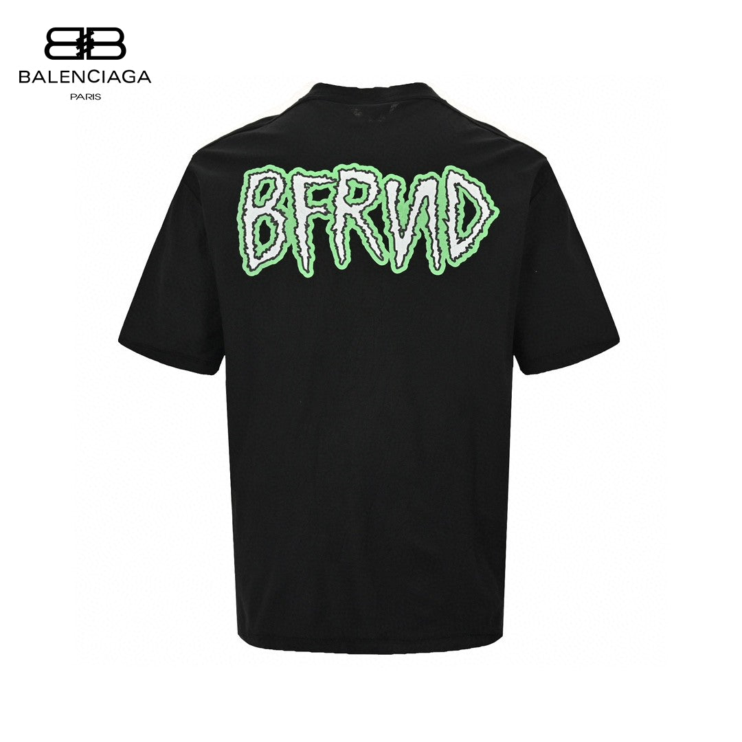 T-shirt Balenciaga Tour avec cordon (noir)