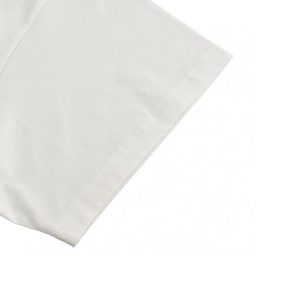 T-shirt blanc Balenciaga avec étiquette détaillée