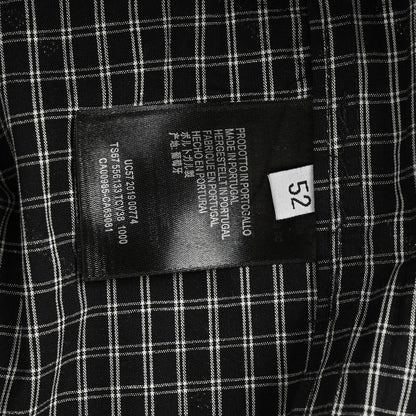 Chemise à carreaux Balenciaga à logo intégral