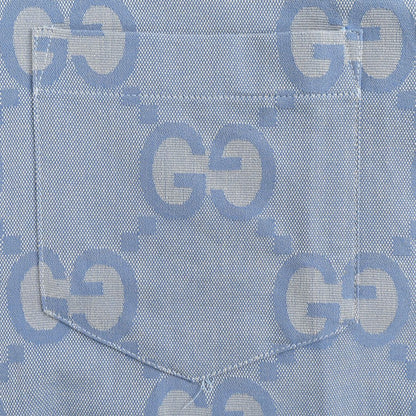 Chemise en jean Gucci à logo intégral