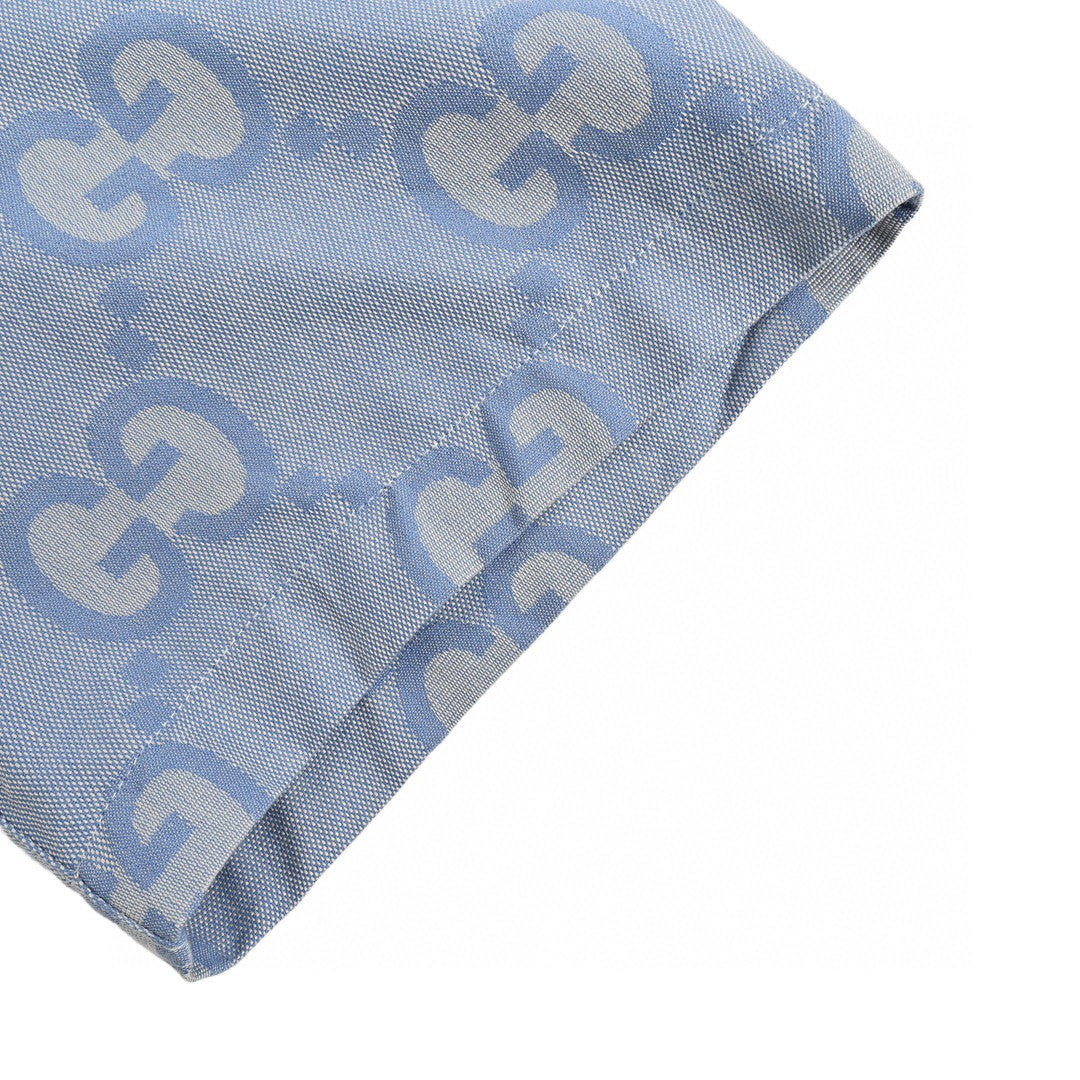 Chemise en jean Gucci à logo intégral