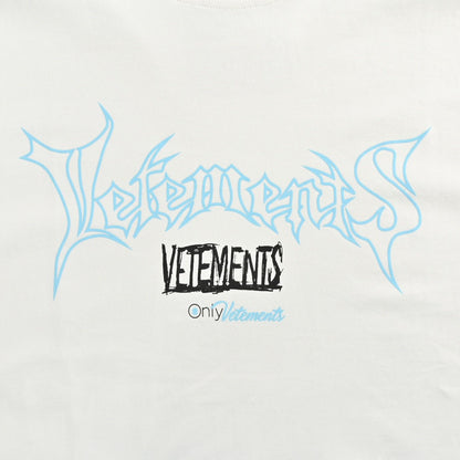 T-SHIRT BLANC BALENCIAGA x VETEMENTS LOGO