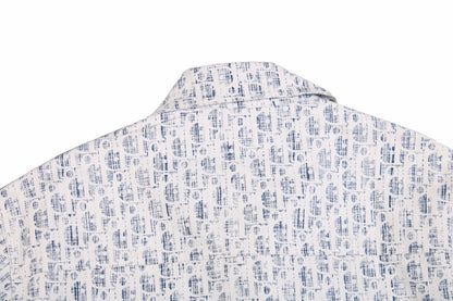 Chemise Dior Monogram (Bleu/Blanc)