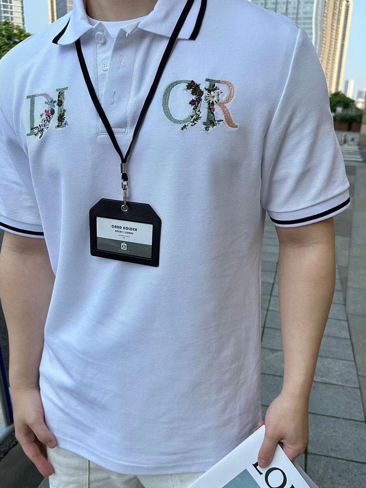 Polo Dior à motif floral