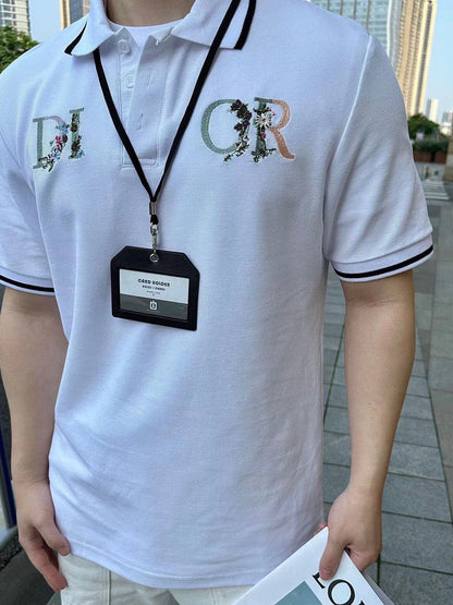 Polo Dior à motif floral