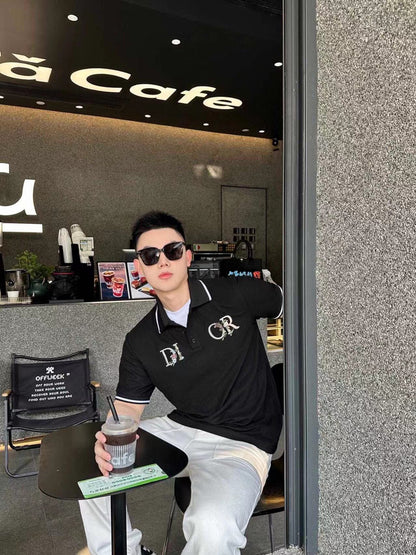 Polo Dior à motif floral