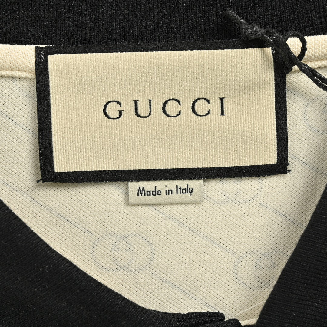 Polo Gucci beige à motif GG