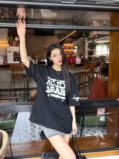 T-shirt noir Balenciaga Acid Arab