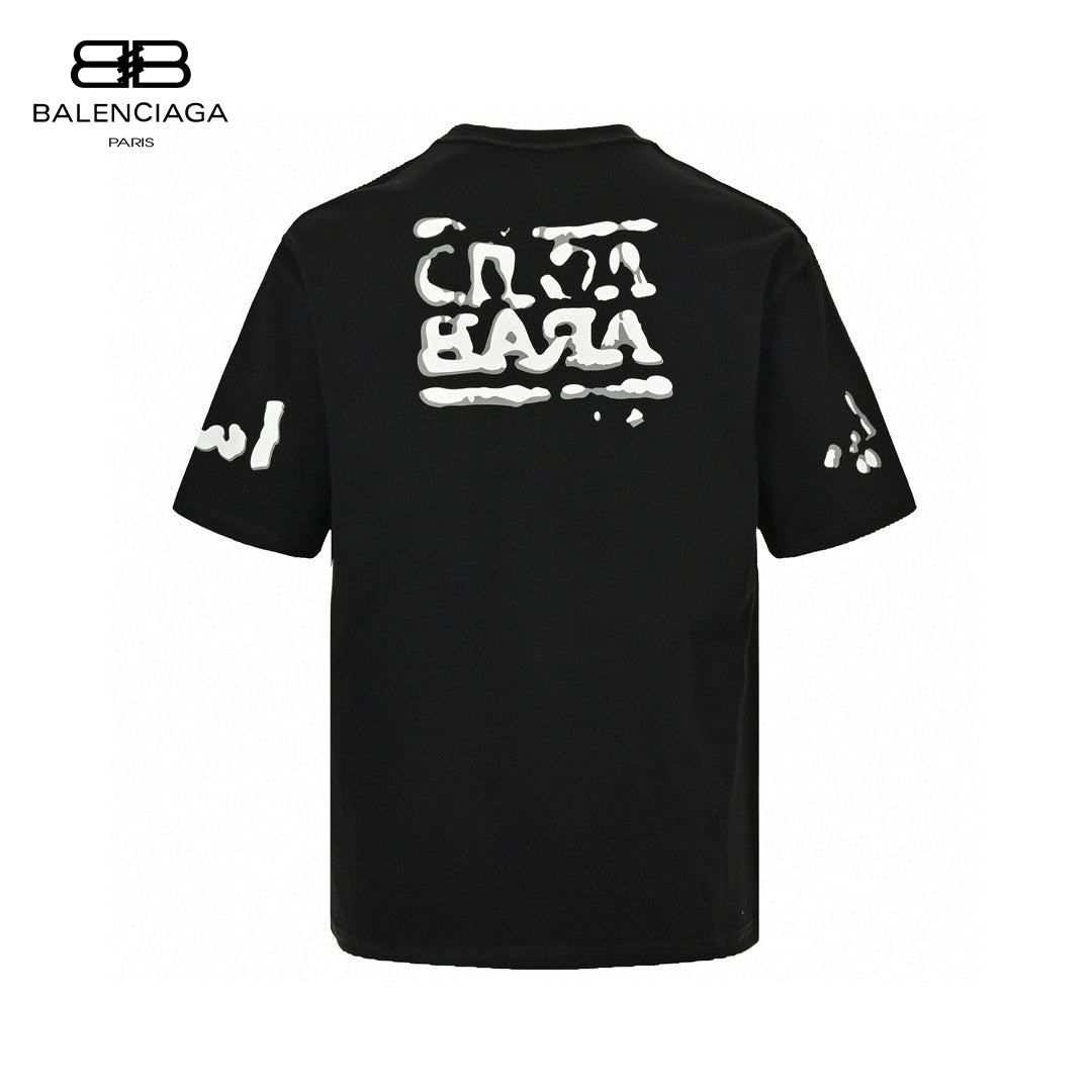 T-shirt Balenciaga Acid Arab (noir)