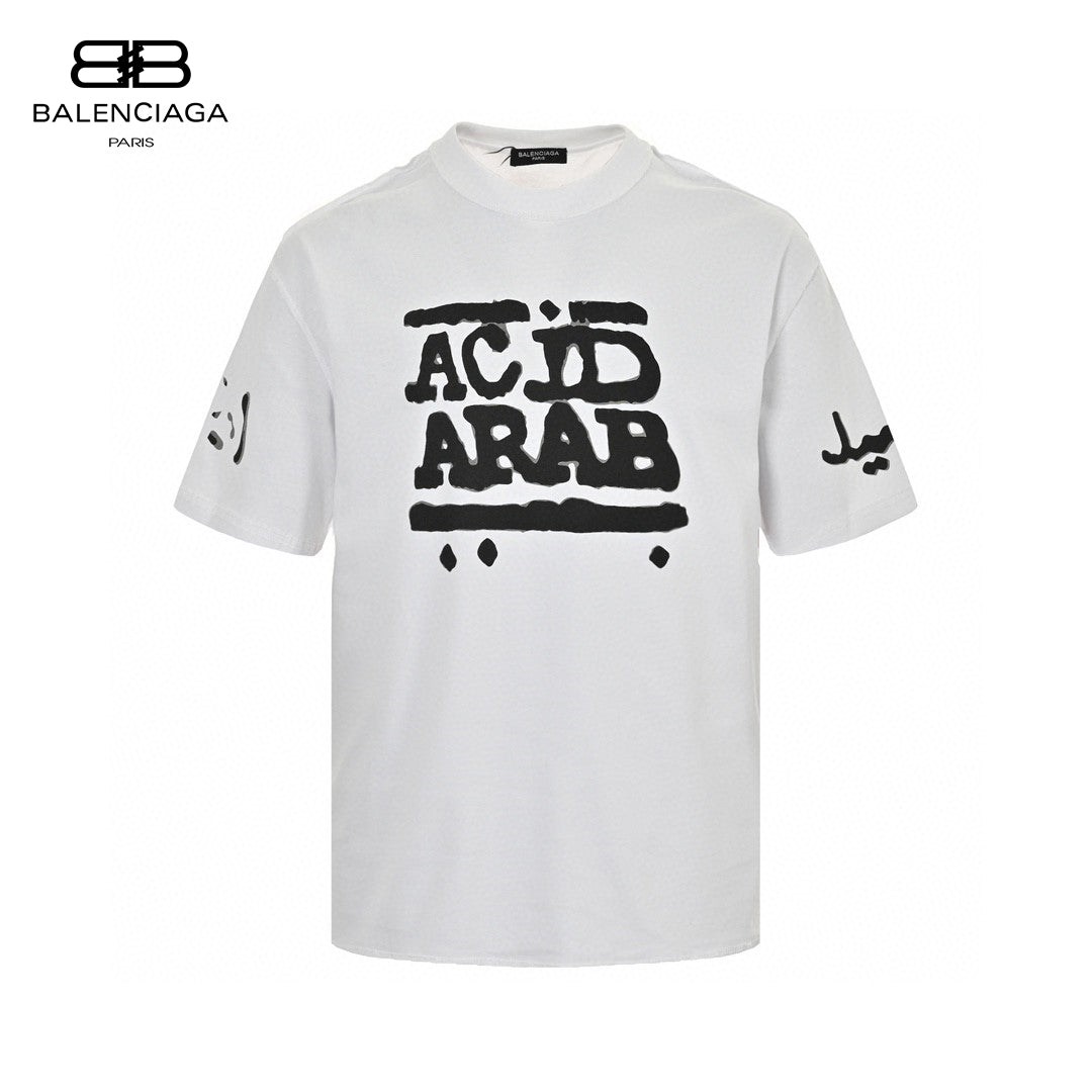 T-shirt Balenciaga Acid Arab (blanc)
