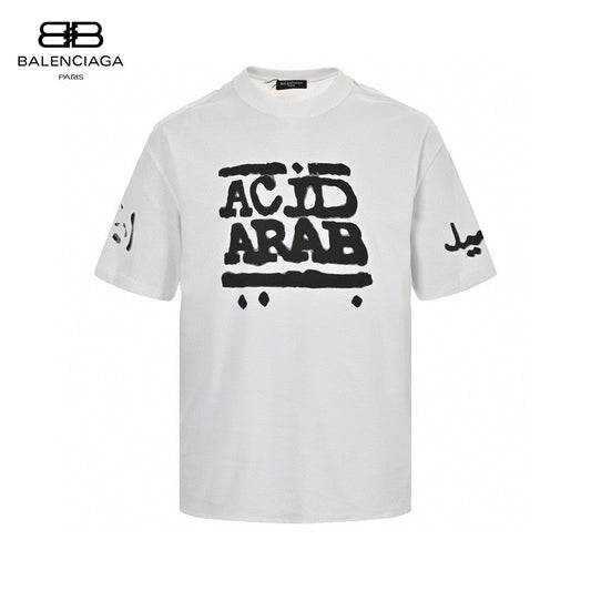 T-shirt Balenciaga Acid Arab (blanc)
