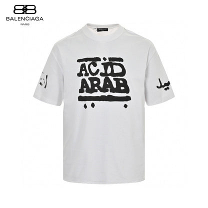 T-shirt Balenciaga Acid Arab blanc
