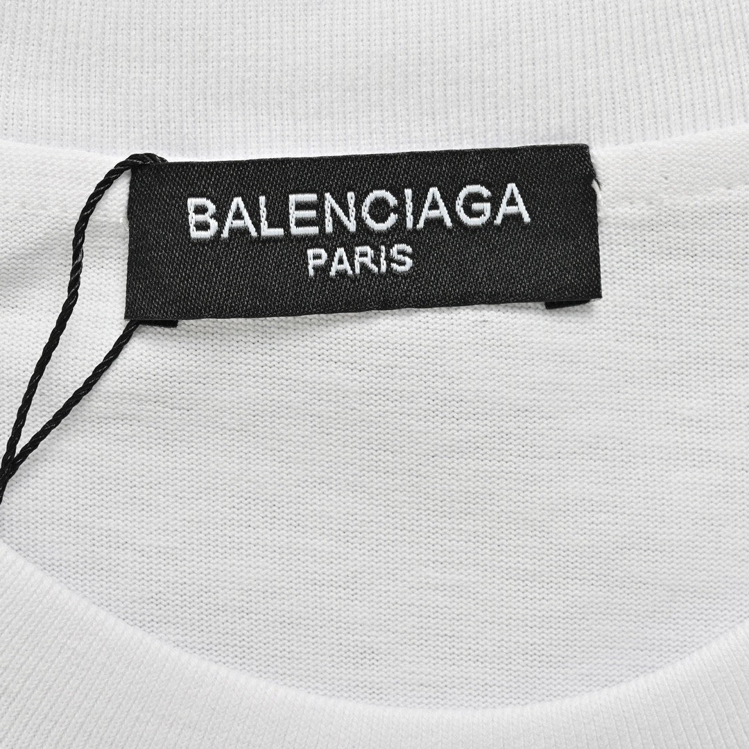 T-shirt Balenciaga Acid Arab blanc