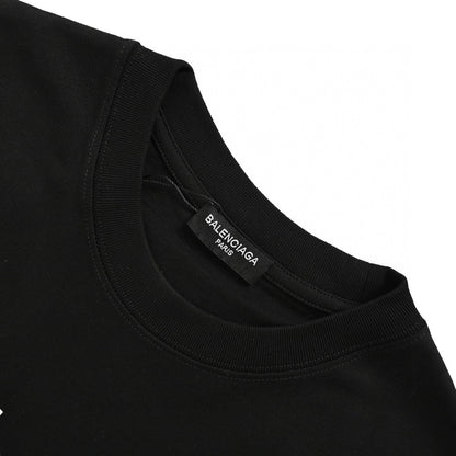 T-shirt Balenciaga à logo BB (noir)