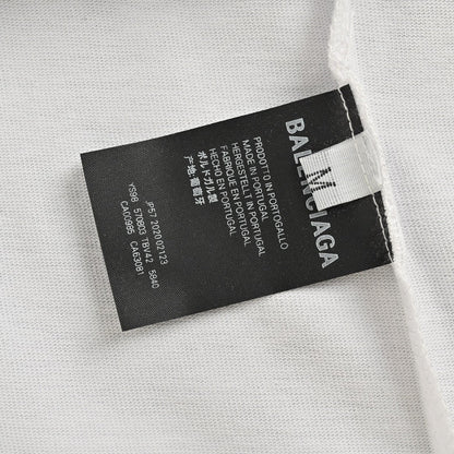 T-shirt Balenciaga à logo BB (blanc)