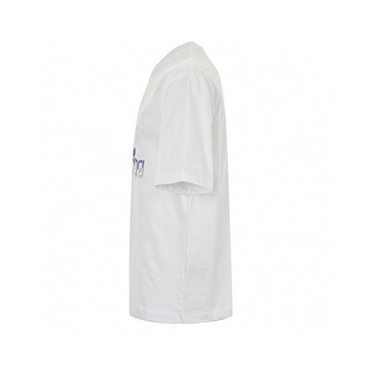 T-shirt Balenciaga à logo cristal blanc