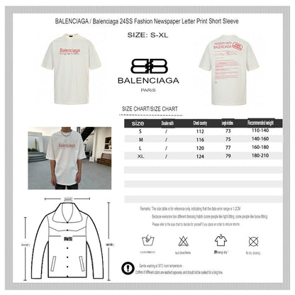 T-shirt Balenciaga Design Team (Blanc)