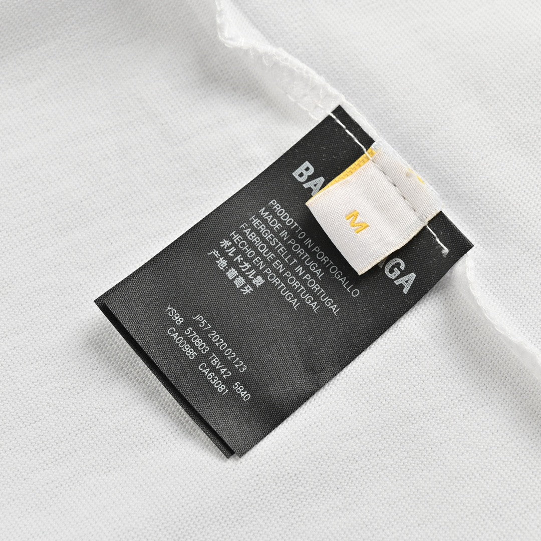 T-shirt Balenciaga à logo déformé