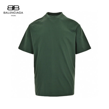 T-shirt Balenciaga à logo déformé (vert)