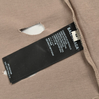 T-shirt Balenciaga à logo vieilli