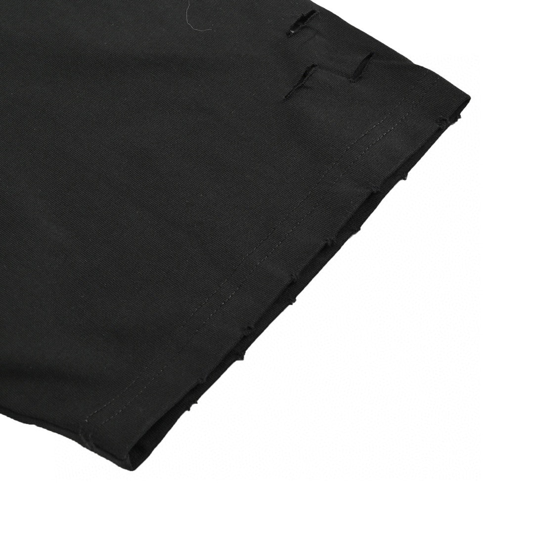 T-shirt Balenciaga à logo vieilli